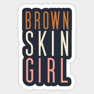 Brown Skin Girl Sticker